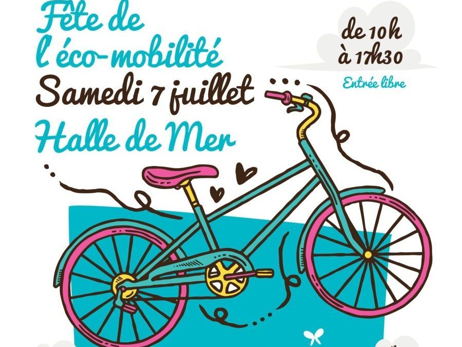 Extrait de l'affiche présentant la première fête de l'écomobilité à Mer. Crédits : ville de Mer
