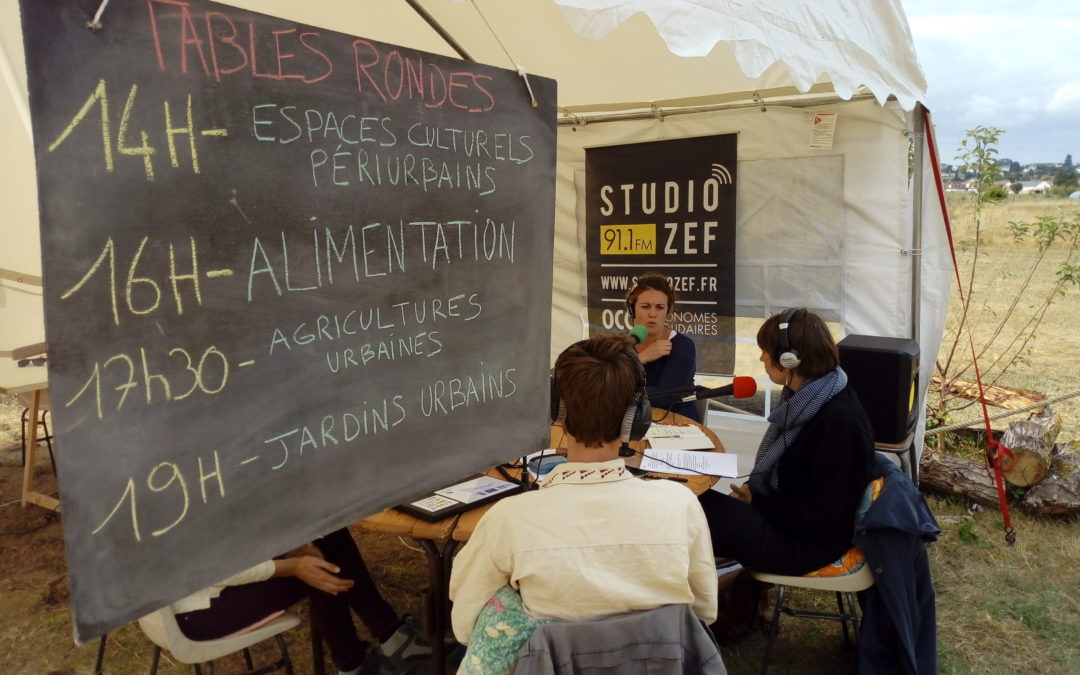 Plateau de Studio Zef, lors de la première journée de Vienne en goguette !, le 25 août 2018