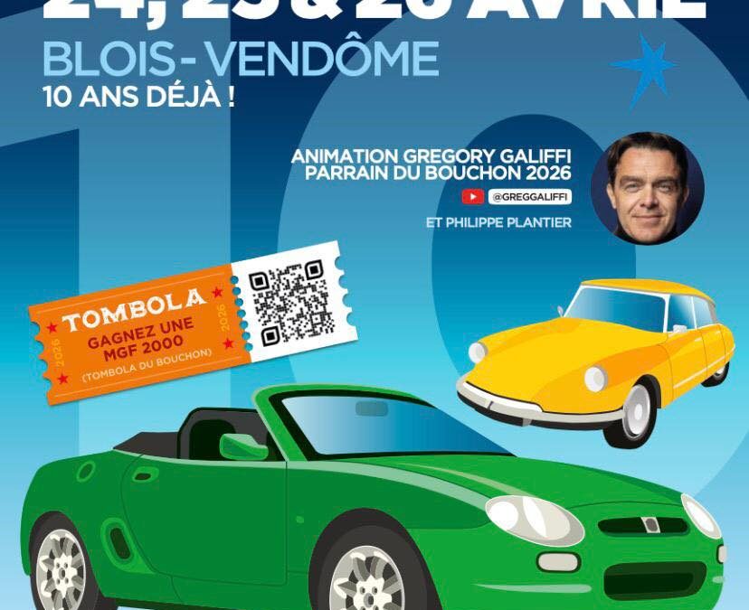 Le Shaker du 24 avril – pour le 10ème Bouchon de Blois